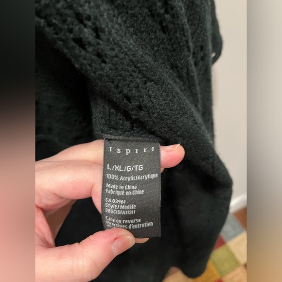 Black Afghan Sweater - Picture 3 of 4